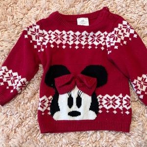 Minnie Mouse sweater baby